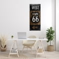 thumbnail image 2 of Stupell Industries Rustic Highway Route 66 Symbol Left Arrow Directional, 20 x 48, Designed by Luke Wilson, 2 of 6