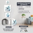 thumbnail image 4 of Designart "Spiritual Stone Amidst Antarctica's Minimal Glacier" Glacier Oversized Wall Clock - Set Of 3 - Extra large Country Clock For Office Décor - Large Vertical Clock, 4 of 6
