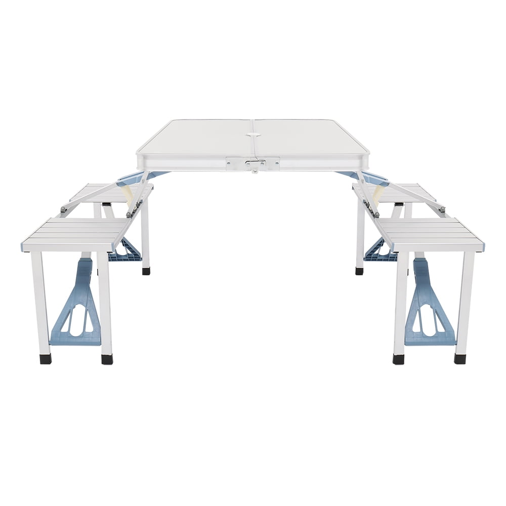1 Piece Folding Table and Chair Aluminum Alloy