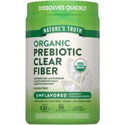 Prebiotic Fiber Powder | 3.53 Oz | Unflavored, Sugar Free | Non-GMO, Gluten Free | by Nature's Truth