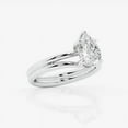 thumbnail image 2 of Ariana Jewel Women's Jewelry - 1.5 Ct Pear Cut Lab Created Diamond Ring for Her - 14k White Gold Plated Wedding Ring - Engagement Rising Split Shank Ring - Diamond Ring for Mom/Sister/Wife, 2 of 2