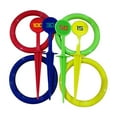 thumbnail image 3 of Siruishop Kids Rings Toss Game 14 cm Dia 4 Throwing Rings for Backyard Indoor Birthday, 3 of 8