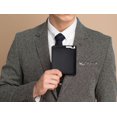 thumbnail image 5 of Cartera para hombre - Monedero clásico negro, Tarjetero en formato vertical - Almacenamiento para monedas, tarjetas de crédito, billetes, CB, 5 of 5