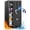 8.6 Cubic Biometric, variant on Sanfnz 2.25 Cuft Large Biometric Safe for Home, Heavy Duty Safe Box with Fingerprint & Keypad Dual-Alarm System and 3 Movable Shelves