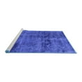 thumbnail image 2 of Ahgly Company Machine Washable Indoor Rectangle Persian Blue Bohemian Area Rugs, 2' x 4', 2 of 4
