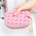 thumbnail image 4 of Kecuco 3 Esponjas De Baño Para Mujeres, Hombres, Adultos Y Niños. Esponja De Lufa Para Ducha, Esponja Corporal Para Lavado Corporal, Baño, Esponja Corporal, Accesorios De Baño (Tamaños Pequeños), 4 of 5
