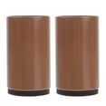 CATIEBYE 2PCS Silent Desk Risers Blocks Table Riser Brown Felt Protect ...