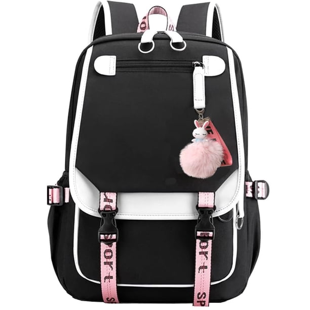 Mochila youcoscos para niñas con puerto de carga USB 31x15x45 cm