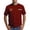 27#Deep Red, variant on Men's Chef Uniform Short Sleeve Chef Jacket Restaurant Kitchen Work Breathable Clothing