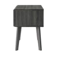 thumbnail image 5 of Nightstand Side End Table, Wood, Dark Grey Gray, Modern Contemporary Urban Design, Bedroom Master Guest Suite Living Room, 5 of 7