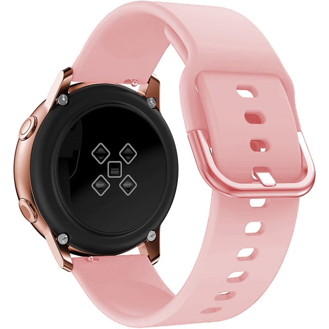 Correa de 22mm/20mm para Samsung Galaxy watch 4/4 Classic/5/5 pro/46mm/42mm/3/s3, pulsera de silicona para reloj inteligente Active 2, banda de 44mm y 40mm Deng Xun unisex