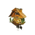 thumbnail image 1 of Horloge Coucou, Roue de Moulin, 2 Buveurs de Bière, 1 of 2