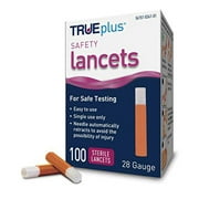 TRUEplus 28g Safety Lancets 100ct