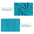 thumbnail image 4 of Mermaid Tail Blanket for Teen Girls with Anti-slip Neck Strap Wave Pattern | Soft Sleeping Bag for All Seasons, 4 of 6