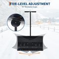 thumbnail image 4 of Twister.CK Pelle à Neige avec Roues pour Allée, Pelle à Neige Robuste de 29 Pouces de Large, Poignée Réglable, Lame Inclinée, Déneigement Efficace pour Trottoir, 29 Pouces x 16 Pouces, 4 of 9