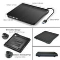 thumbnail image 4 of USB 3.0 External CD DVD Drive RW Burner Writer Laptop Desktop Mac Windows Linux Compatible ,Fast USB 3.0, 4 of 7