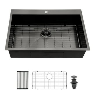 Ruvati 30-inch Undermount Gunmetal Black Stainless Steel Kitchen