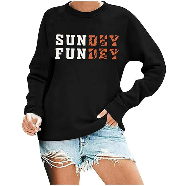 Chandail de Sport Décontracté à Manches Longues et Col Rond Imprimé Rugby pour Femmes Automne et Hiver (1) Veste à Fermeture Éclair avant pour Femmes, Sweat à Capuche à Fermeture à Glissière Coloré pour Femmes, Sweat Extra Long pour Femmes, Sweat à Capuche pour Chien