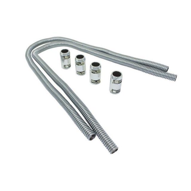 7355 44 in. Heater Hose Kit with Polished Aluminum Cap