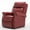 Red, variant on Bowery Hill Traditional Styled Faux Leather Lift Chair in Brown