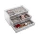 thumbnail image 3 of Caja de almacenamiento ,Caja de almacenamiento de caja de joyería de acrílico de 3 capa cumpleaños de exhibición de caja de joyería del de 3 Sunnimix Caja de almacenamiento de joyas, 3 of 8