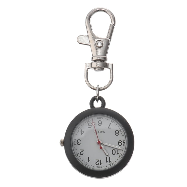 1 reloj de bolsillo de moda con gancho colgante decorativo de metal simple.