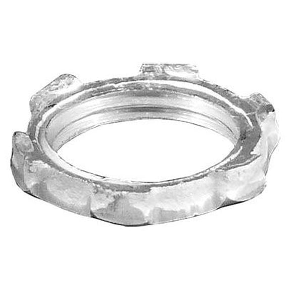 Oz-Gedney 1-300, 3"", Zinc Plated Steel, Rigid Conduit Locknut, 1 pc