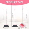 2-pack Broom And Dustpan Set With Long Handle Heavy Dust Combo For Home ...