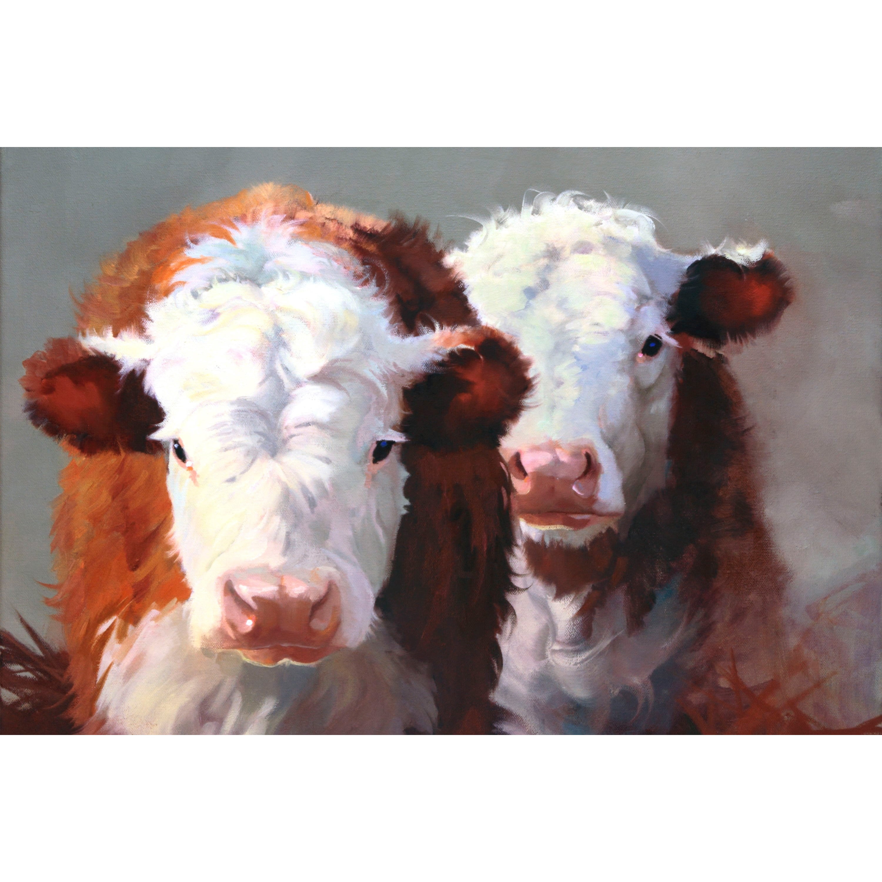Marmont Hill "Buddies" Painting Print on Wrapped Canvas