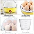 thumbnail image 1 of Vaporizador de huevos amarillo, hervidor de huevos rápido eléctrico para el hogar, herramienta multifuncional de cocina, mini vaporizador de huevos, cazador furtivo para cocinas de huevos Rojo Verde Cocina, Decoración y Otros, 1 of 4