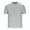Gray, variant on Men's Banded Collar Shirts Textured Button Up Short Sleeve Casual T-Shirt Light Blue S(S)