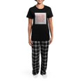 thumbnail image 4 of CafePress - Alfred Adler Quotes Women's Dark Pajamas - Women's Short Sleeve Print T-Shirt and Pants Dark Cotton Pajama Set, 4 of 7