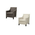 thumbnail image 2 of Emerald Home Janelle Beige Accent Chair with Fixed Back And Double Nailhead Trim, 2 of 4