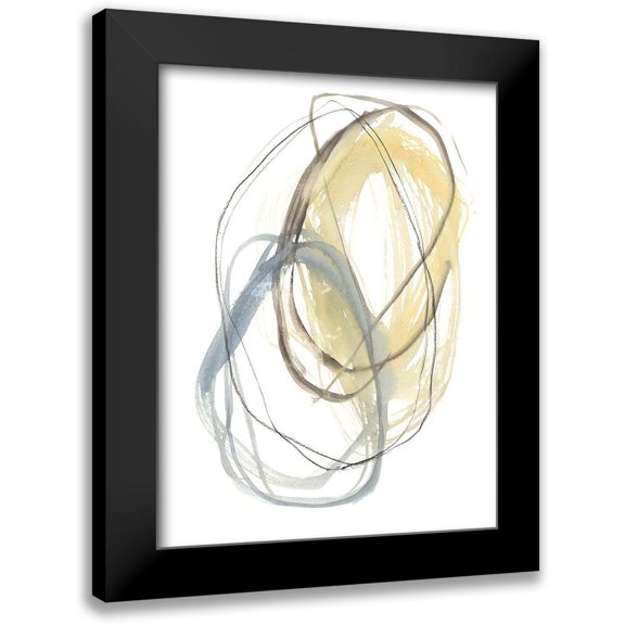 Goldberger, Jennifer 12x14 Black Modern Framed Museum Art Print Titled - Interlock II
