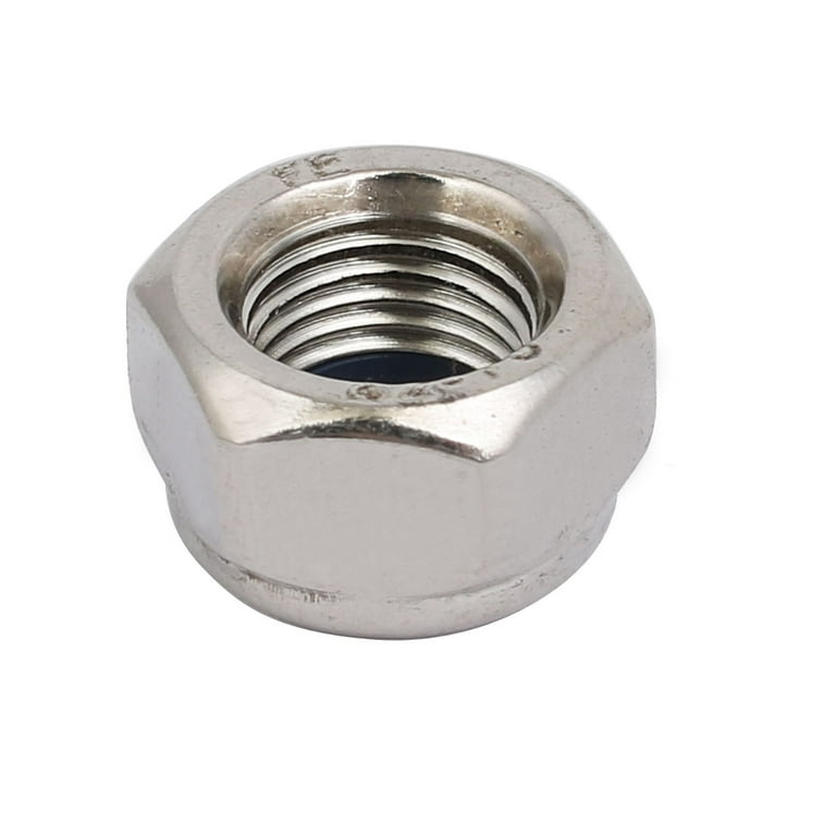 Lock Nut A2 Stainless Steel Fine Pitch Nyloc Nuts - M8 M10 M12 Nylon S, DIN 985, Hex Style DIN 985 Metric Lock Nuts - Foto 4