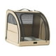 thumbnail image 4 of Mochila transportadora para gatos, bolsa transportadora de viaje, mochila para mascotas, bolsa transportadora para perros para coche, Beige, 4 of 9
