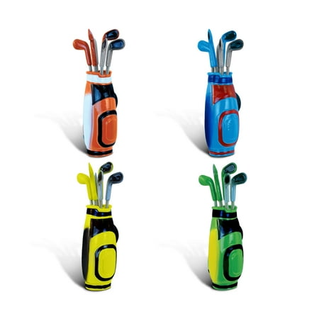 Puzzled Golf Bag Refrigerator Springy Magnets - Sports Theme - Assorted Colors, set of 4 - Unique Affordable Gift and Souvenir - Item #7906