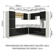 thumbnail image 3 of Cocina Integral Modular Madesa Lux 546cm BN 01, 3 of 5