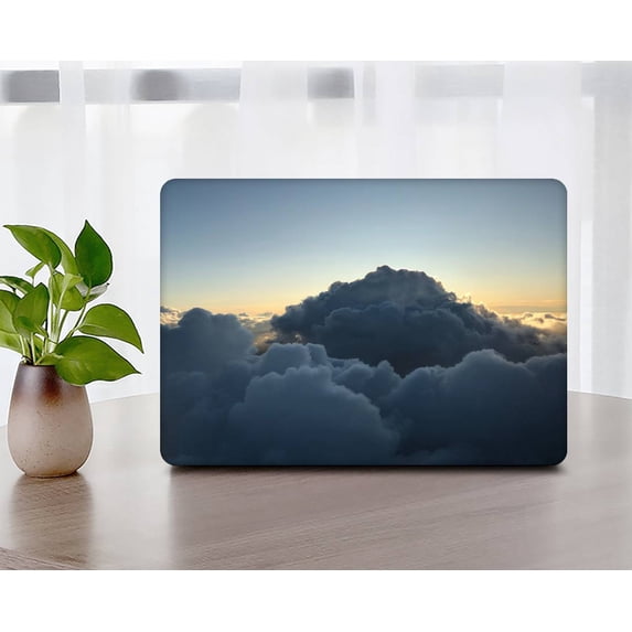 KSK KAISHEK Hard Shell Case Compatible with Old MacBook Pro 13" with No Touch + Black Keyboard Cover 2012 - 2015 A1502 & A1425, Sky Series 0086