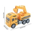 thumbnail image 5 of Yannianjz Kids Toys under $5 Construction Toys for 3 Years Old Boys Girls Kids, Friction Powered Construction Truck Toys Vehicles Sand Toys Trucks Excavator, Christmas Birthday Gifts, 5 of 9