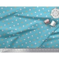thumbnail image 2 of Soimoi Blue Cotton Voile Fabric Oaknut Fruits Print Fabric by the Yard 42 Inch Wide, 2 of 3
