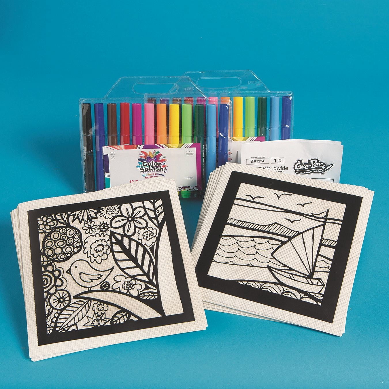 Sensory Coloring Craft Kit (Pack of 12)