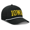 thumbnail image 3 of Men's Fanatics  Black Iowa Hawkeyes Foul Ball Rope Adjustable Hat, 3 of 4