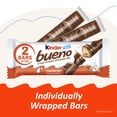 thumbnail image 6 of Kinder Bueno Milk Chocolate Bars with Crispy Wafer and Hazelnut Cream, 30 Count, 2 Bars per Pack, 1.5 oz Each, 6 of 15