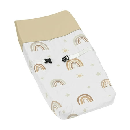 UPC: 0846480096467 | Boho Rainbow Neutral Changing Pad Cover Girl Boy Unisex by Sweet Jojo Designs