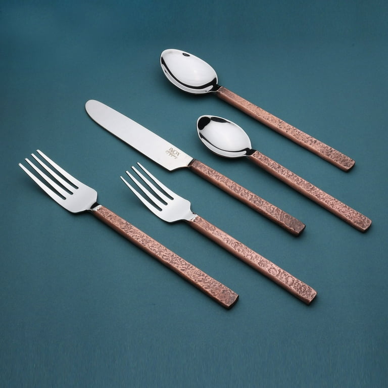 Antique copper best sale flatware
