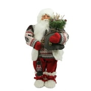 24" Alpine Chic Nordic Santa Claus Christmas Table Top Figure