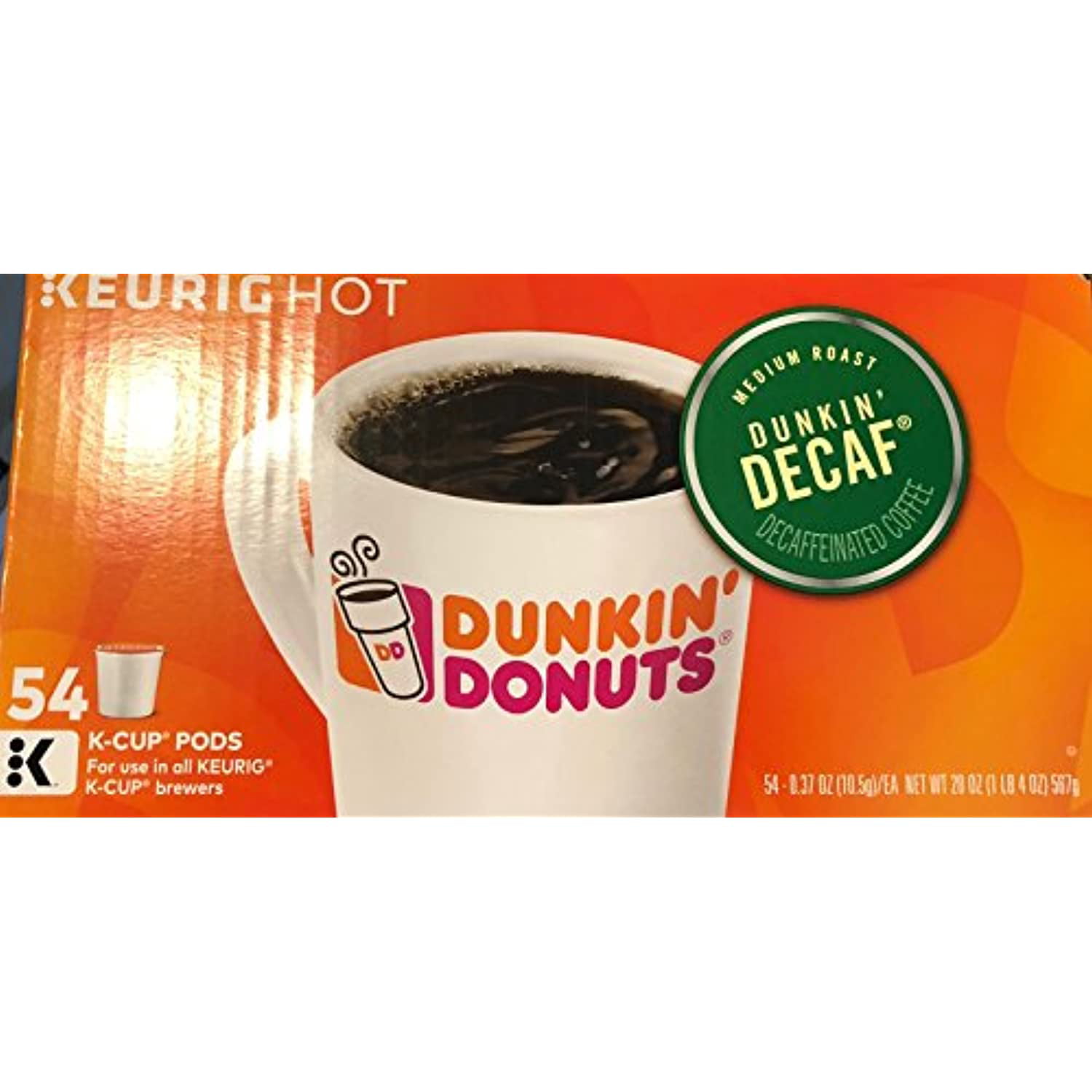 dunkin donuts decaf k cups