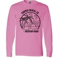thumbnail image 3 of Inktastic Summer Vacation Mode Carmel Beach California Long Sleeve T-Shirt, 3 of 5