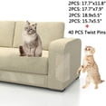 thumbnail image 1 of Cat Anti-Scratch Deterrent Tape, Furniture Protectors from Cats, Clear Double Sided Training Tape, Sticky Paws Stop Pets from Scratching Couch and Door, 1 of 7
